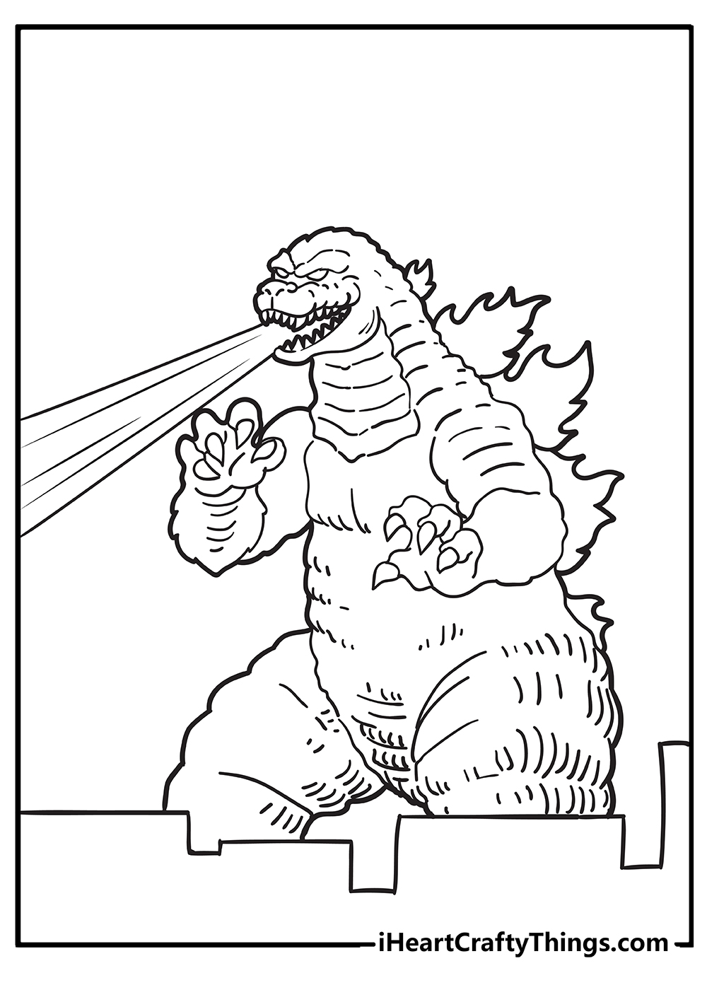 Godzilla Color Pages