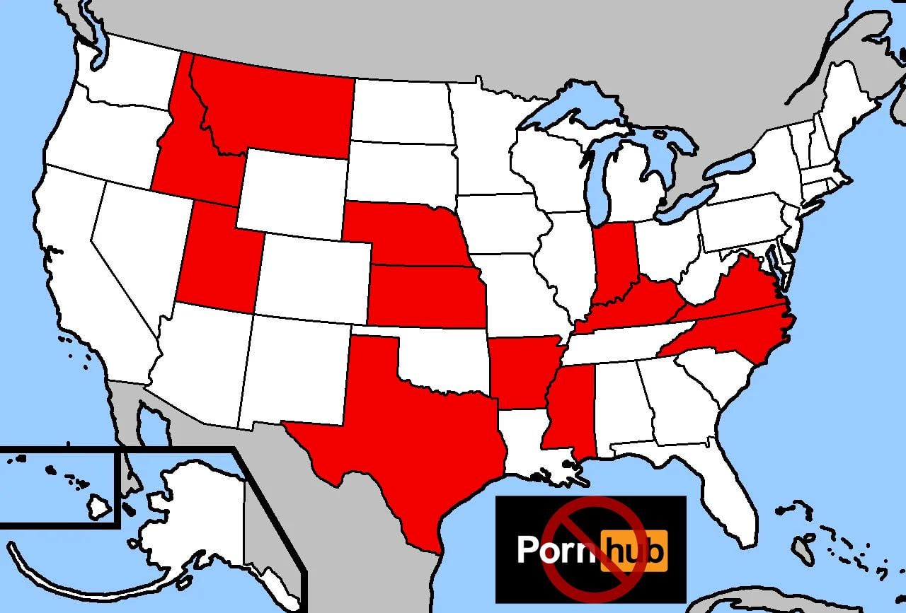 Pornhub Blocked In Us States