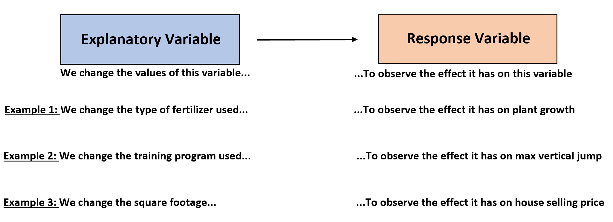 Response Variable And Explanatory Variable